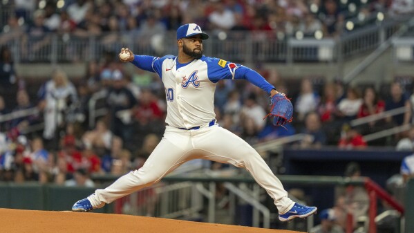 Braves off white jersey clearance